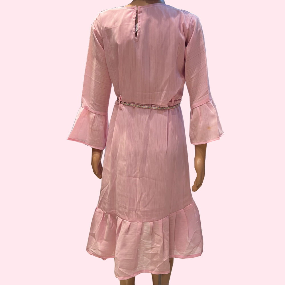 Fashionable Pink Frok for girls