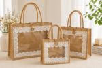 Lace Jute Bags